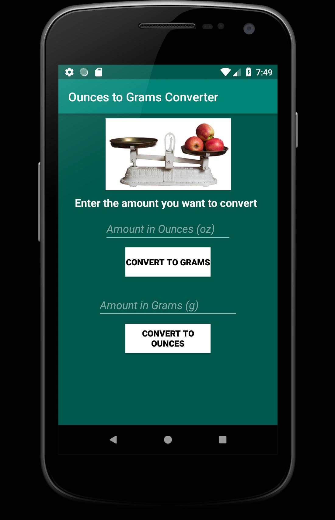Ounces To Grams Converter Oz G For Android Apk Ounces To Grams Converter Oz G