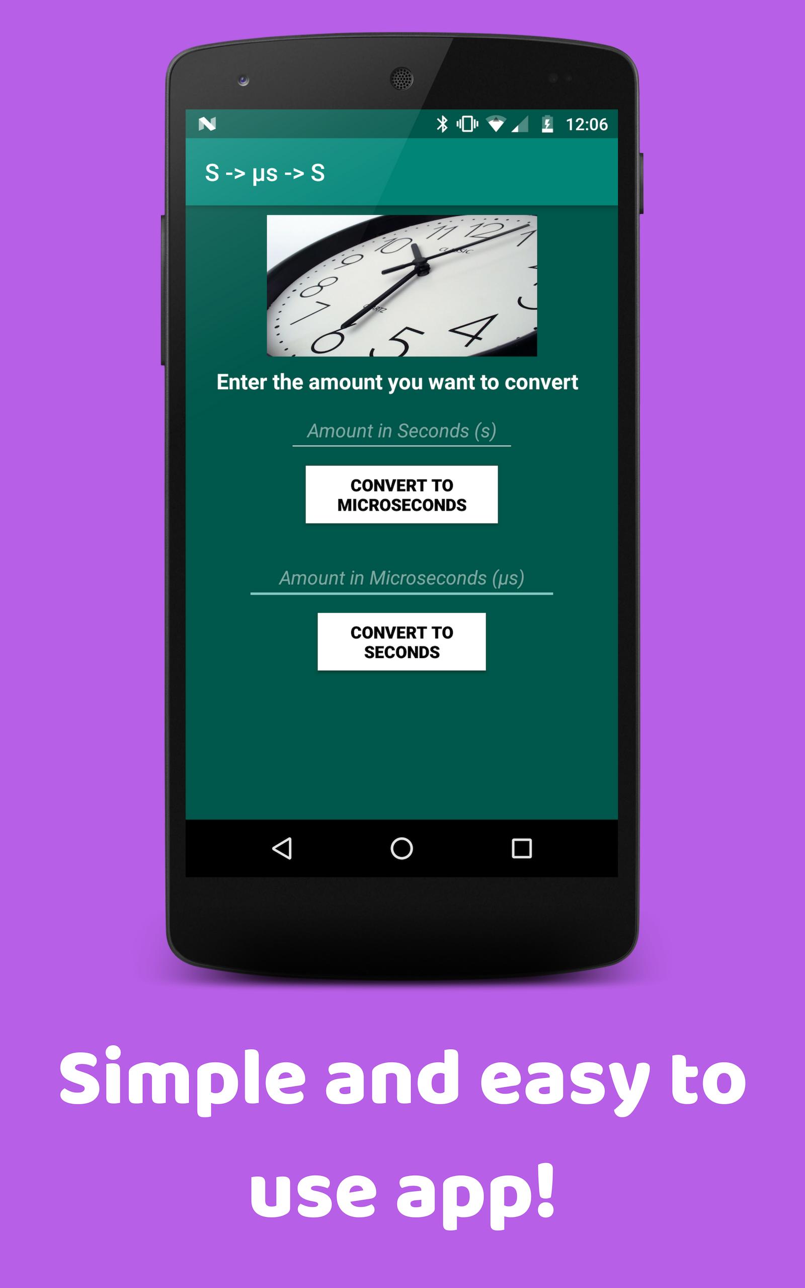 Seconds To Microseconds Converter S Ms Pour Android Telechargez L Apk