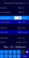 Turning Cut Calculator 2 Poster