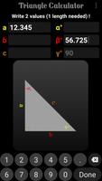 Triangle Calculator capture d'écran 1