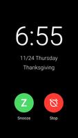 Alarm: Clock with Holidays اسکرین شاٹ 1