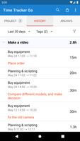 Time Tracker Go capture d'écran 3