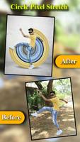 Circle Pixel Stretch Effects - Pics Editor Plakat