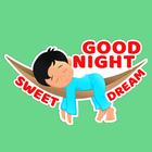 ikon Good Night  WA Stickers
