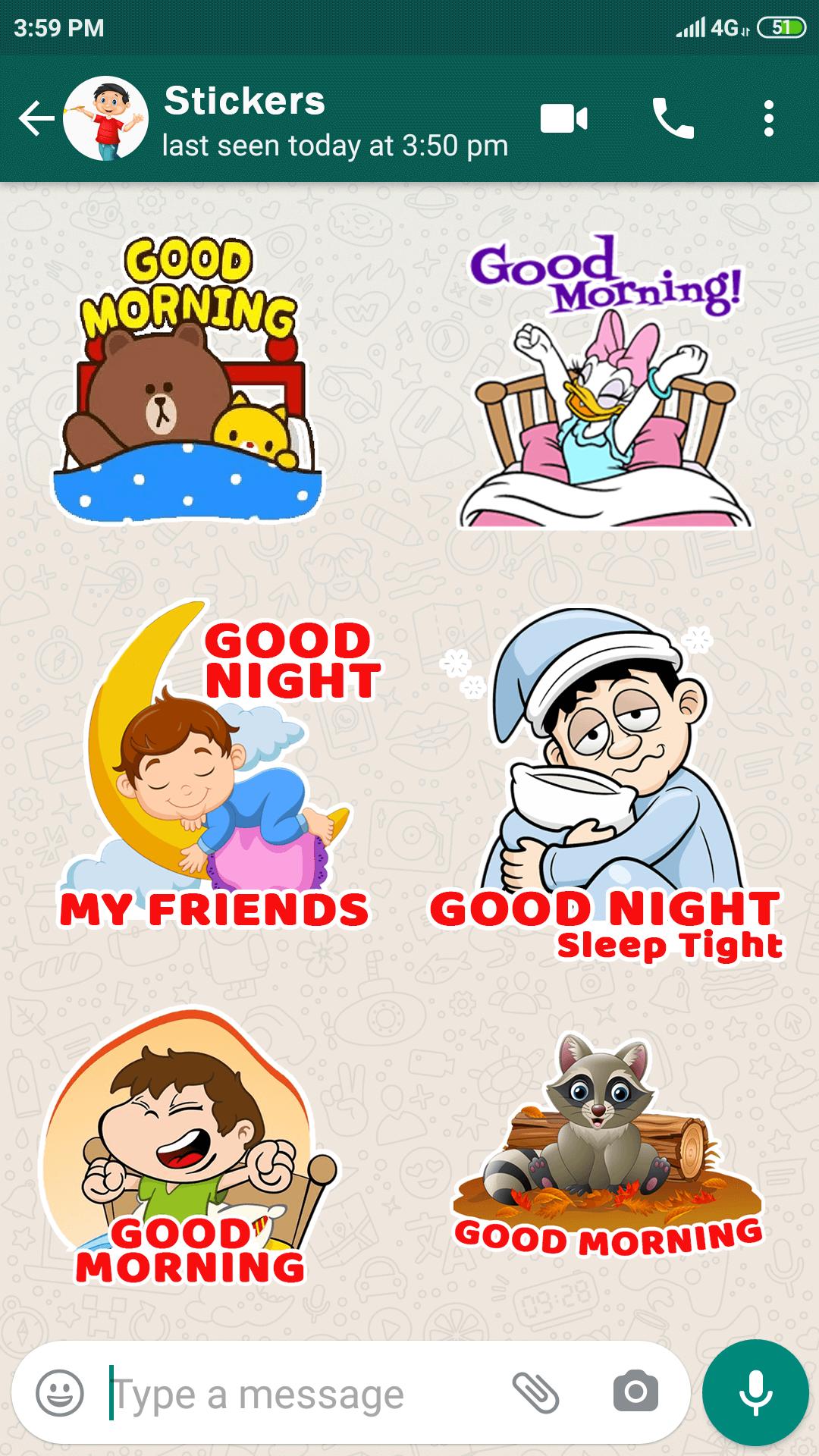 Good Night WA Stickers APK for Android Download