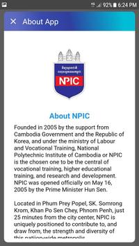 NPIC Cambodia captura de pantalla 4