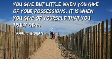 Khalil Gibran Quotes Plakat