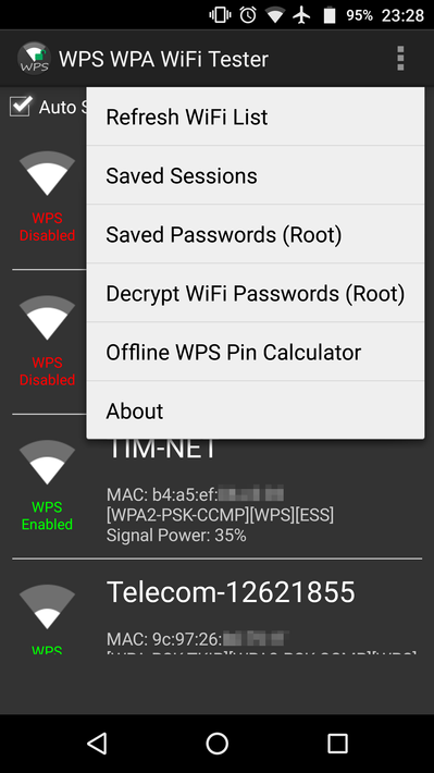 WPS WPA WiFi Tester screenshot 4