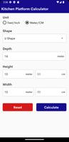 Kitchen Platform Calculator syot layar 1