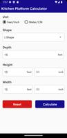 Kitchen Platform Calculator syot layar 2