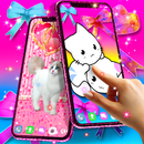 Cute kitty live wallpaper APK