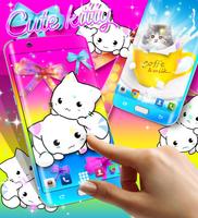 Cute kitty live wallpaper स्क्रीनशॉट 2