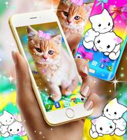 Cute kitty live wallpaper स्क्रीनशॉट 3