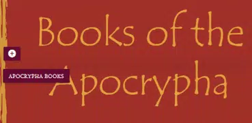 Books of Apocrypha