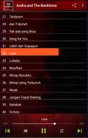 1 Schermata Lagu Andra and The Backbone