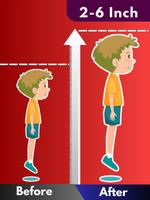 Kids Height Increase Exercise poster