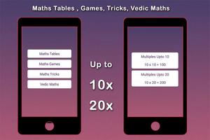 Maths Tables, Games, Maths Tricks, Vedic Maths Screenshot 2