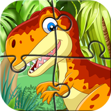 Jogos de dinossauros - quebra-cabeças infantil ícone
