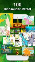 Dinosaurier-Spiele - Rätsel für kleine Kinder Plakat