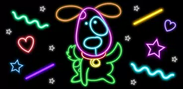 Drawing For Kids - Glow Draw