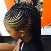 African Kids Hairstyles Poster
