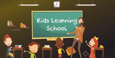 Kids Learning School-poster