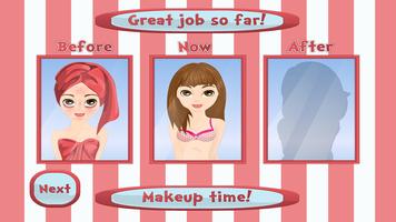 Jogos de maquiagem de beleza imagem de tela 3