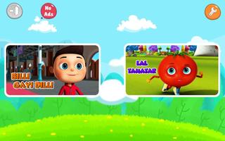 Hindi Kids Nursery Rhymes syot layar 3