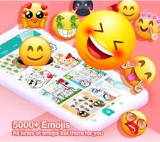 Papan Kekunci Kika-Papan Emoji penulis hantaran