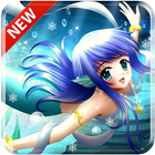 Anime Mermaid Free Live Wallpa icône