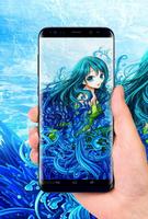 Anime Mermaid Free Live Wallpa capture d'écran 2