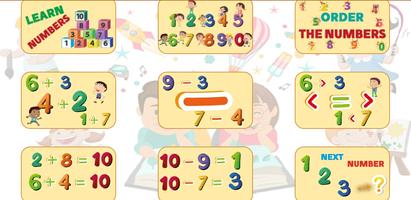 Learn math for kids Plakat