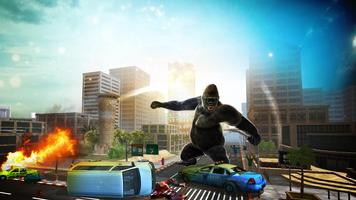 Angry King Kong Rampage: Gorilla Simulator Games capture d'écran 2