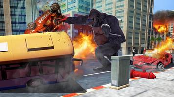 Angry King Kong Rampage: Gorilla Simulator Games capture d'écran 3