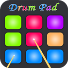 Electro Drum Pad & Play Loop Zeichen