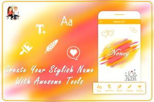 Name Art : Name DP Maker الملصق
