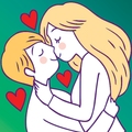 WAStickerApps Kuss Aufkleber
