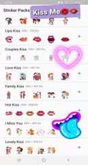 Kiss Stickers WAStickerApps APK download