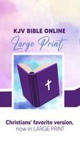 KJV Bible online Large Print 海報