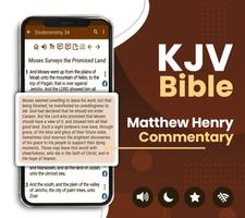 KJV Commentary Bible plakat