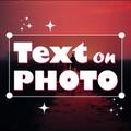 Insert Text on Photo–Text Art