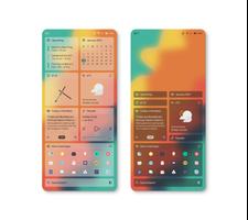 Fluent iO-Esque (Kustom Theme, poster