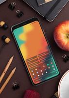 Fluent iO-Esque (Kustom Theme, screenshot 1