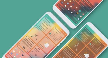 Fluent iO-Esque (Kustom Theme, screenshot 2
