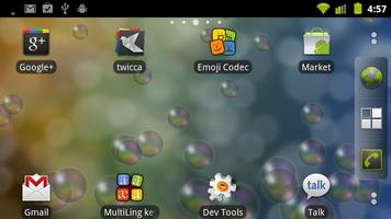 Bubbles live wallpaper screenshot 1