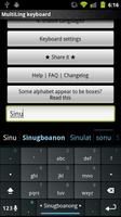 Cebuano Keyboard Plugin تصوير الشاشة 1