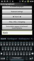 Azeri Keyboard Plugin capture d'écran 1