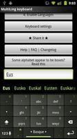 Basque Keyboard Plugin syot layar 1