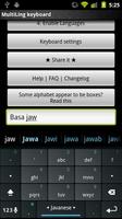 Javanese Keyboard plugin screenshot 1