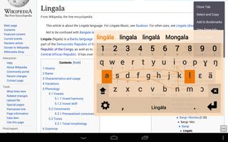 Lingala Keyboard plugin تصوير الشاشة 3
